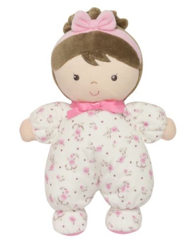 Little Me Jackie 10" Soft Plush Doll with Rattle, Ages 0+