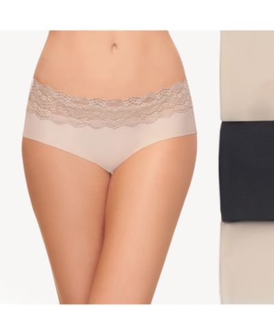 b.tempt'd женские трусики b.bare с кружевом, 3 шт