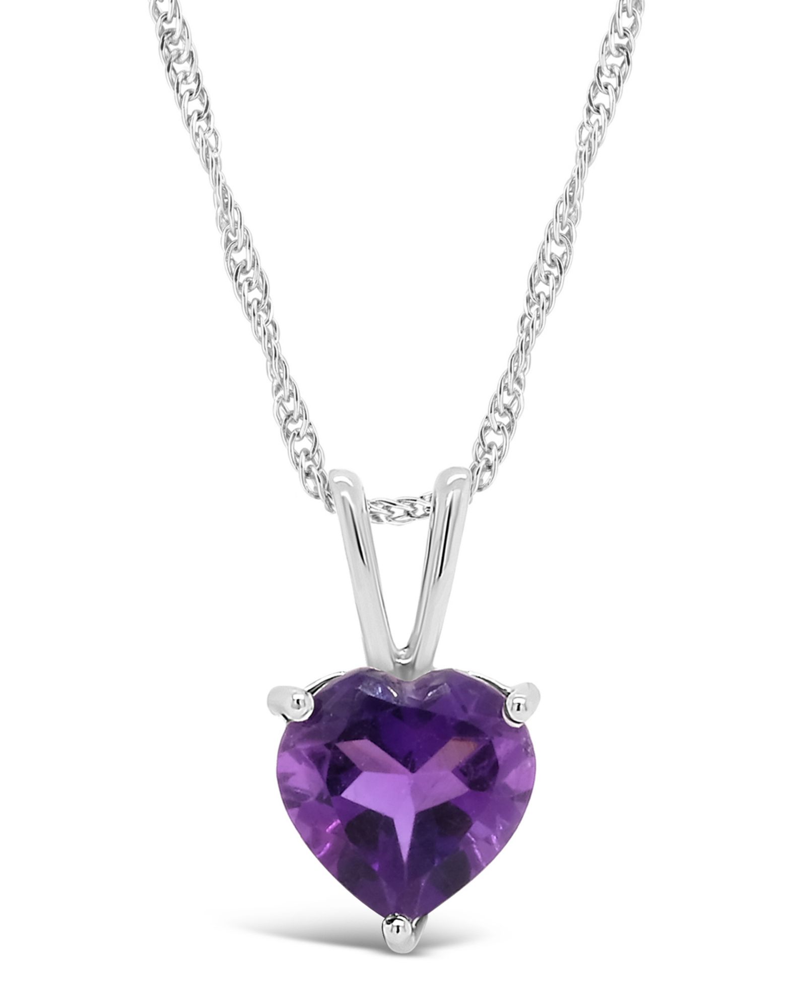 Подвеска-ожерелье с синим топазом (2-1/3 ct. t.w.) из стерлингового серебра. Также доступна в аметисте (1-5/8 ct. t.w.)