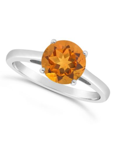 Кольцо с гранатом (2-1/3 ct. t.w.) в стерлинговом серебре. Также доступно с голубым топазом и цитрином
