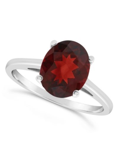 Кольцо с гранатом (2-3/4 ct. t.w.) из стерлингового серебра