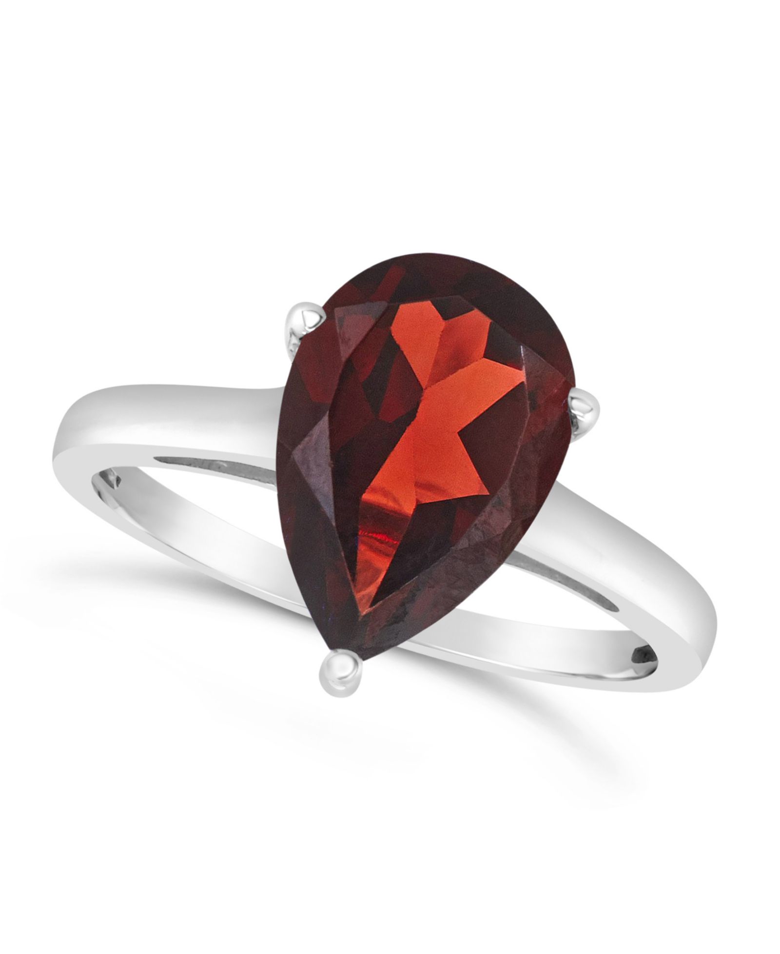 Кольцо с гранатом (3-1/3 ct. t.w.) из стерлингового серебра