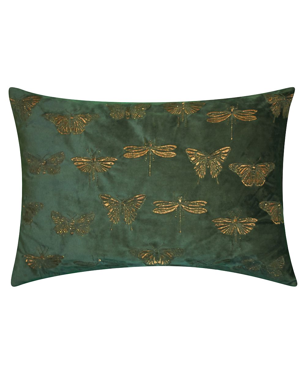 Edie@Home Butterflies Moths Decorative Pillow, 13" x 20"