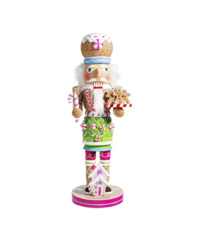 Kurt Adler 16-Inch Wooden Gingerbread Nutcracker
