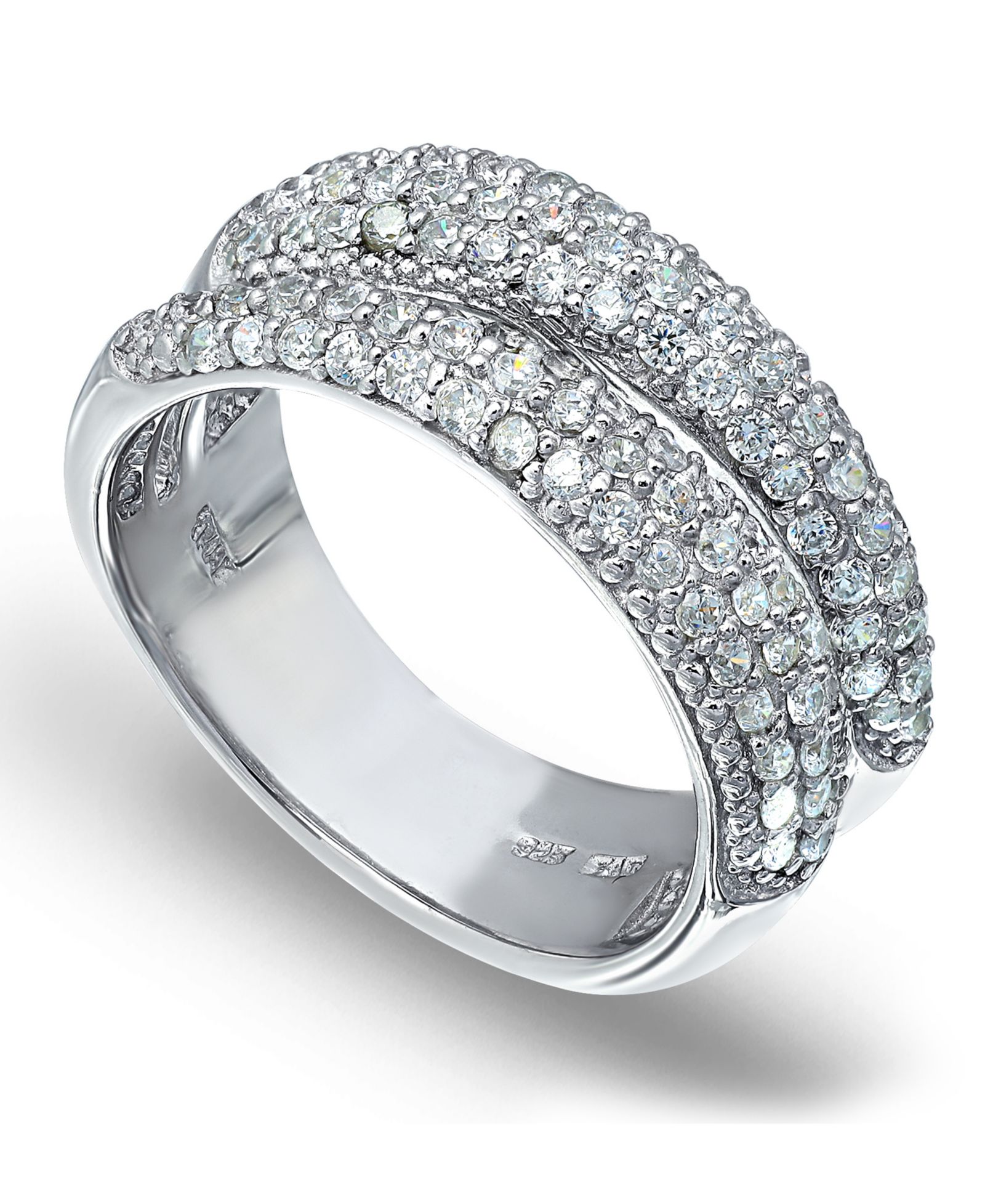 Macy's Pavé Cubic Zirconia Band Ring