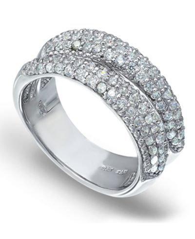 Кольцо Macy's Pavé Cubic Zirconia Band