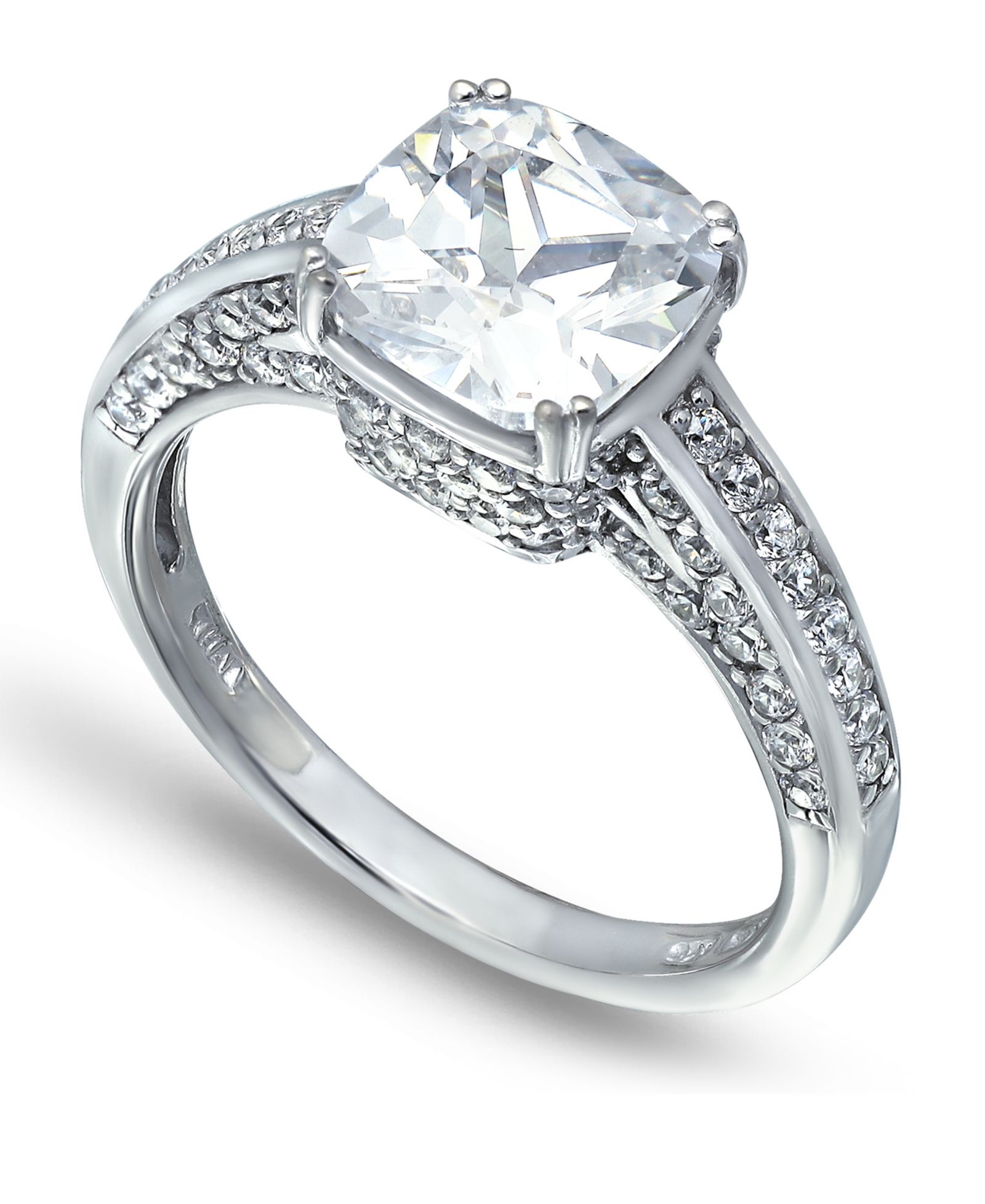 Macy's Cubic Zirconia Cushion Stone Ring