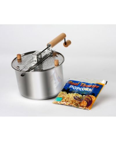 Попкорнница Wabash Valley Farms Stainless Steel Whirley-Pop