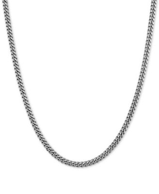 Цепочка Cuban Link 22" из стерлингового серебра