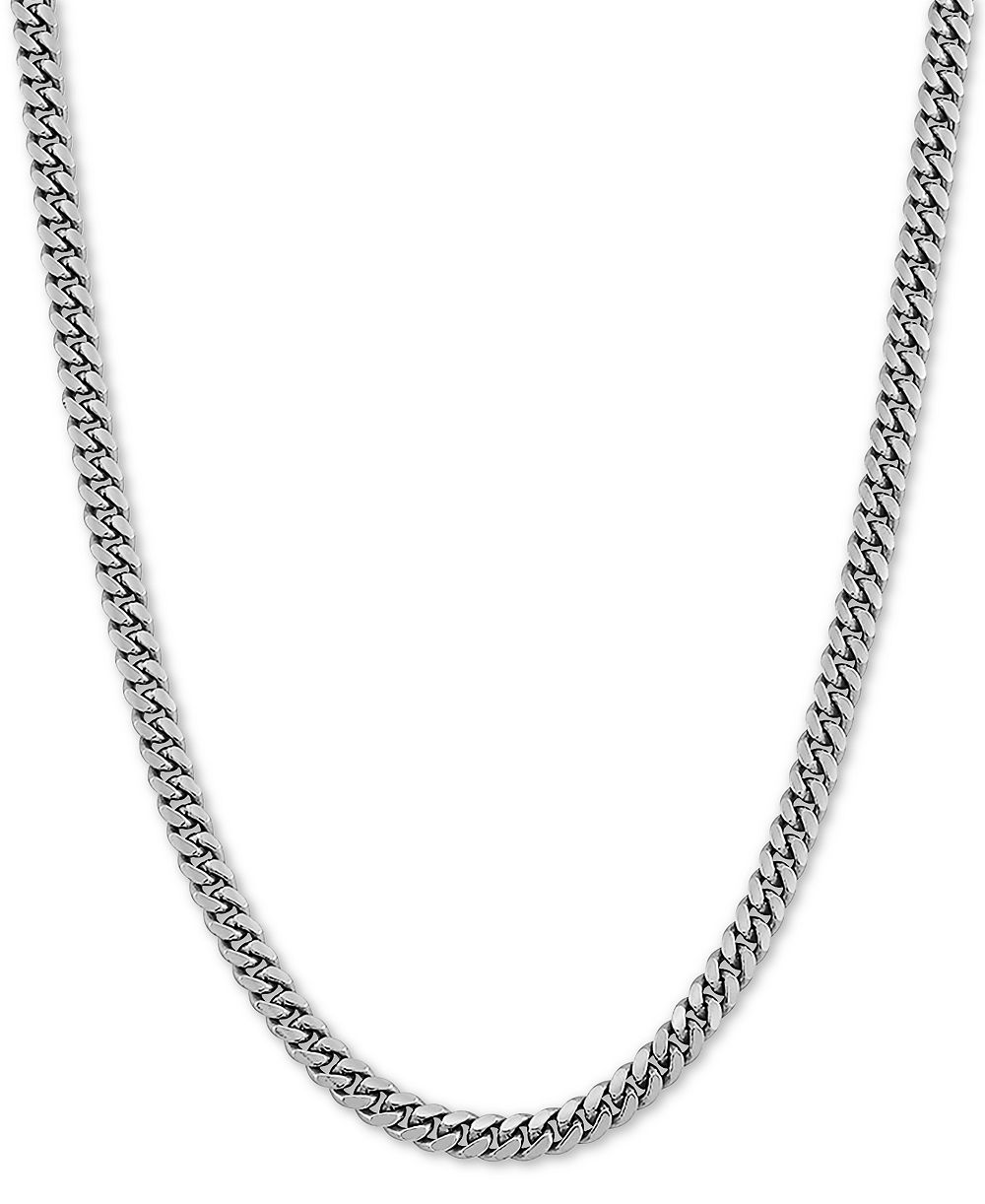 Цепочка-ожерелье Cuban Link 24" в Sterling Silver