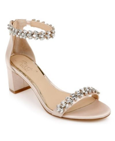 Женские вечерние босоножки Jewel Badgley Mischka Bronwen Block Heel