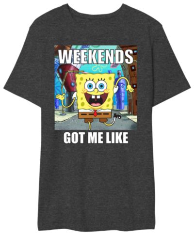 AIRWAVES Мужская футболка с принтом Weekends Got Me Like