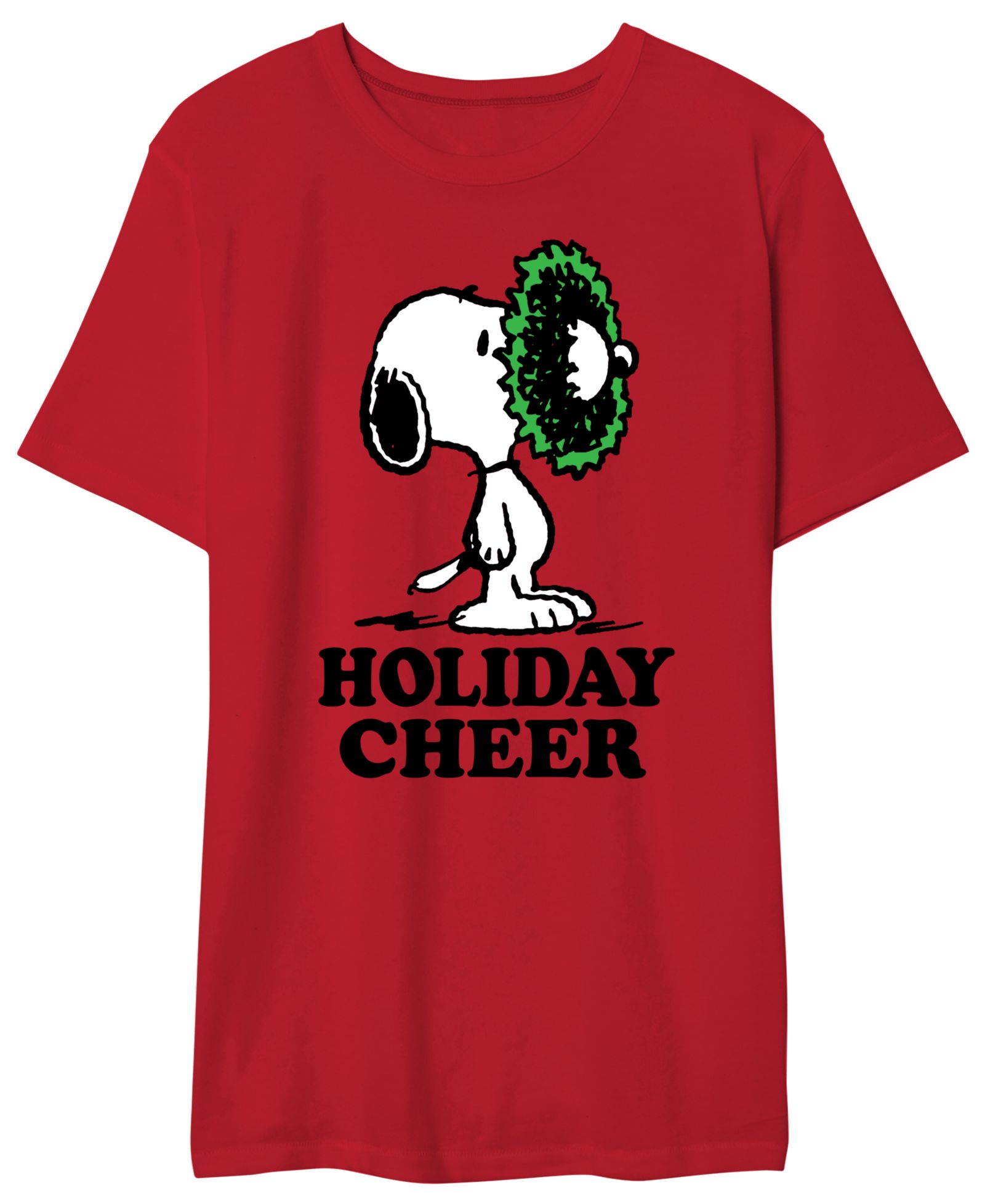 Мужская футболка с принтом Snoopy Holiday Cheer