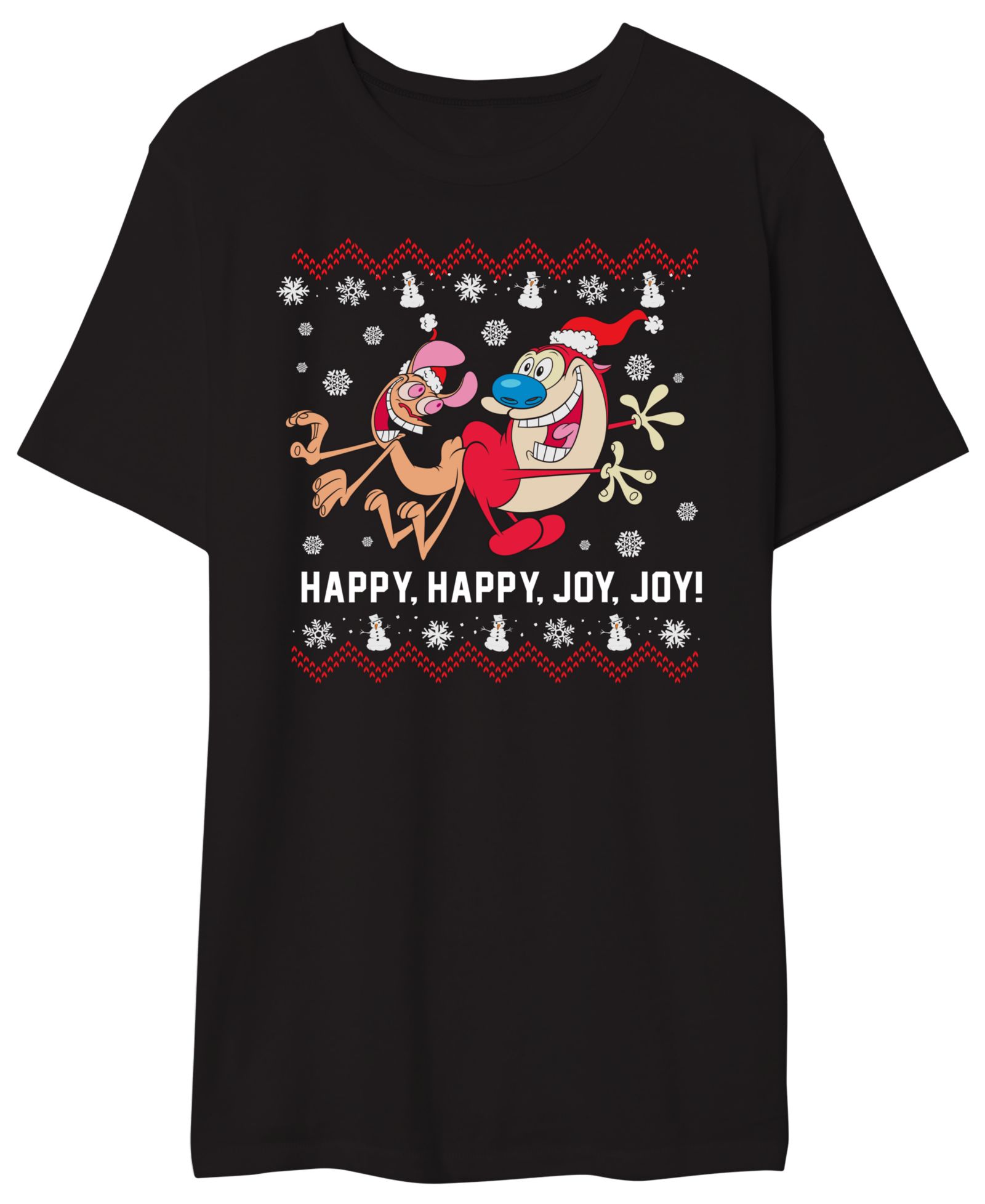 Мужская футболка с принтом Happy Happy Joy Joy