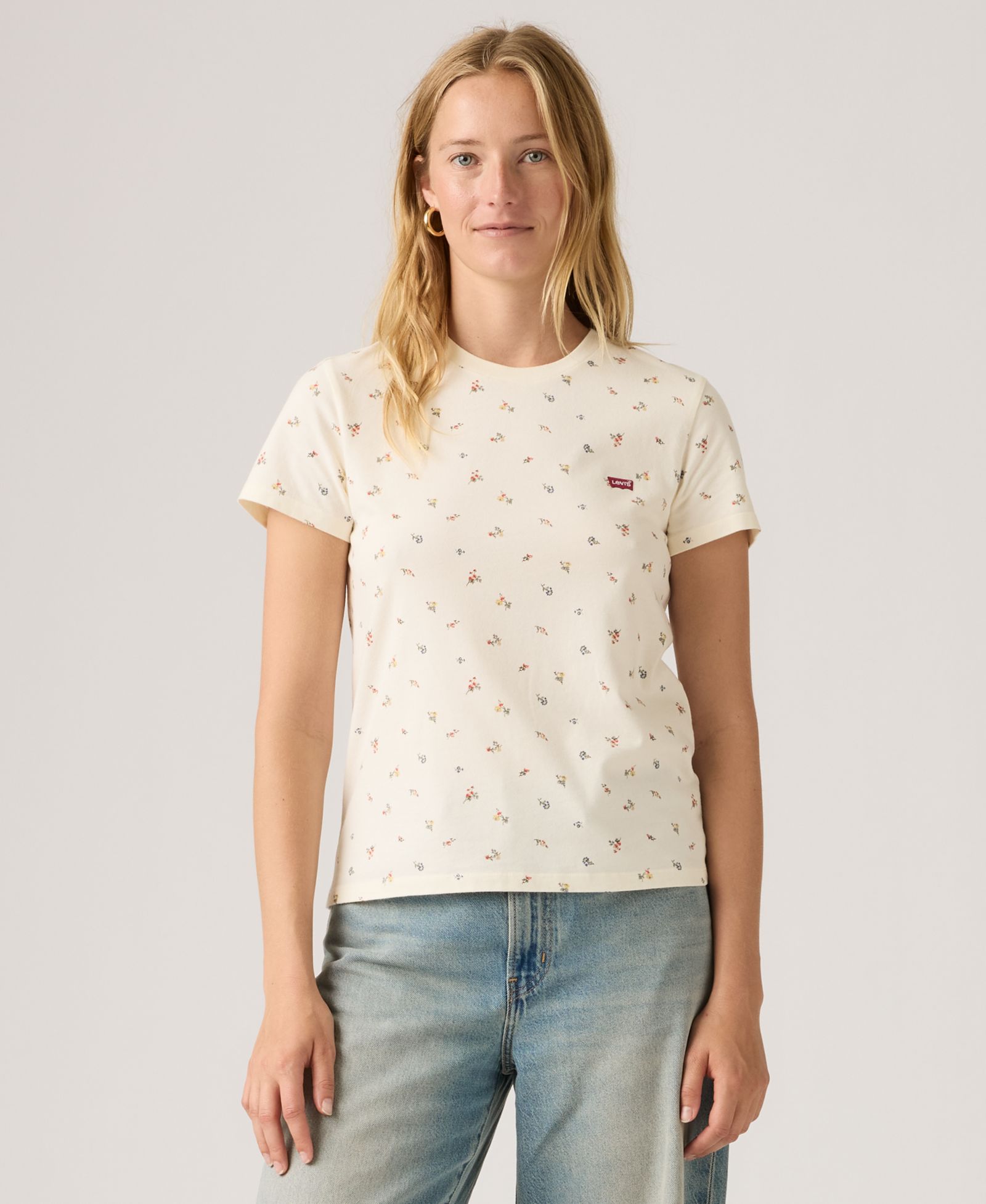 Levi's Женский The Perfect Crew Neck Cotton T-Shirt
