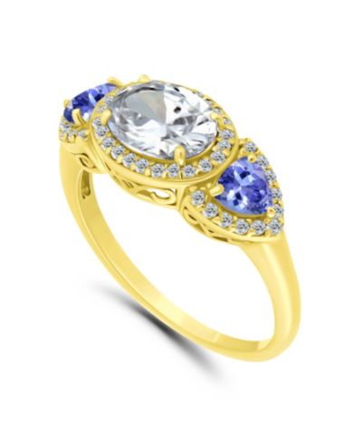 Gold/Tanzanite