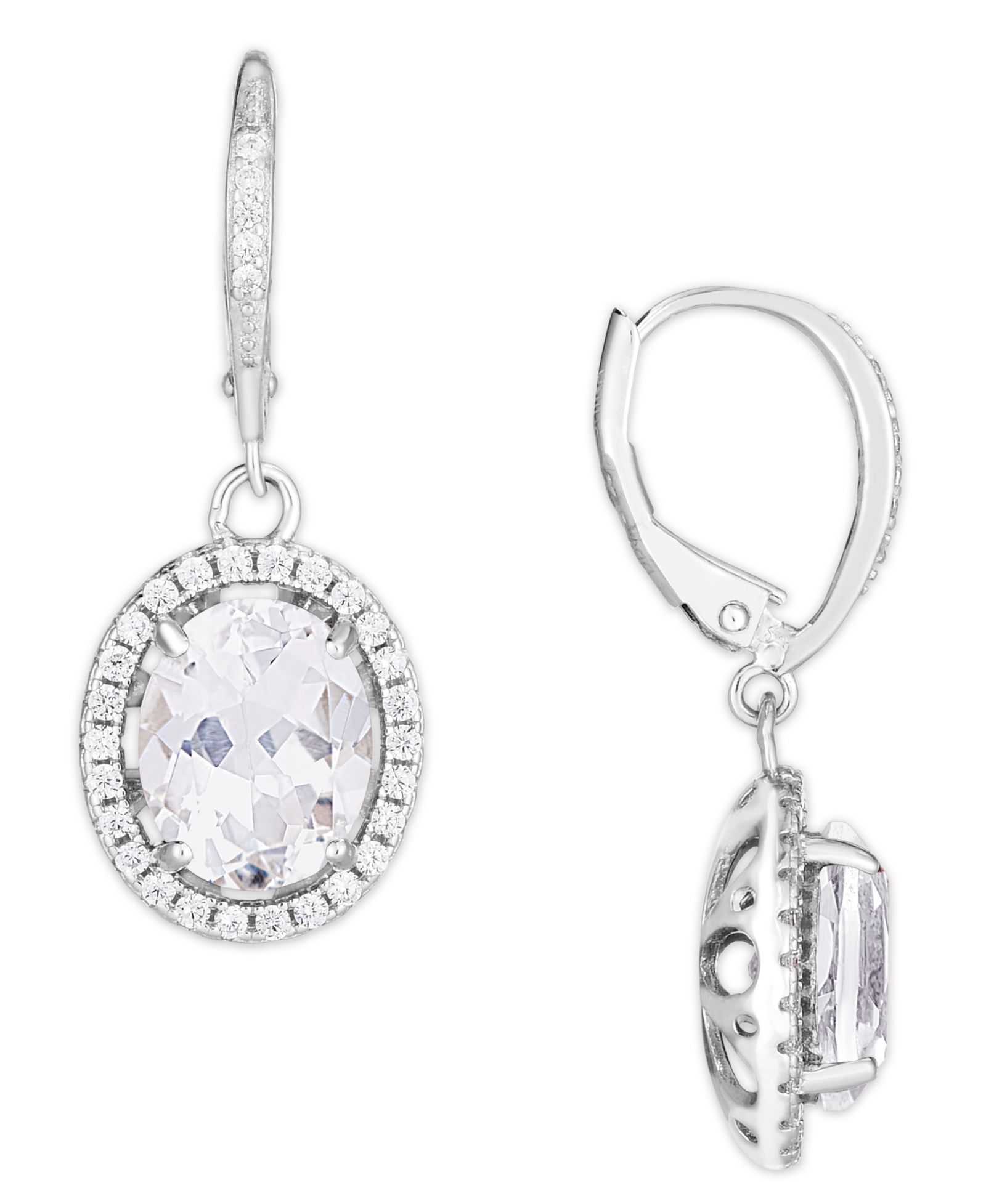 Серьги-подвески Macy's с имитацией кубического циркона
