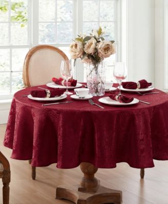 Elrene Caiden Elegance Damask Tablecloth - 70" Round