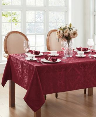 Elrene Caiden Elegance Damask Tablecloth - 60" x 84" Oblong