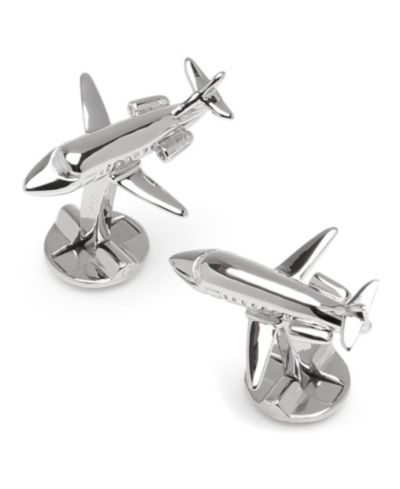 Запонки Ox Bull & Trading Co Sterling Private Jet