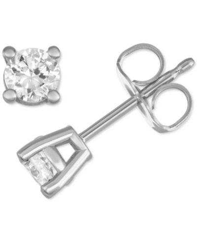 Серьги-гвоздики Forever Grown Diamonds Lab Created Diamond в Sterling Silver, 1/2 ct. t.w.