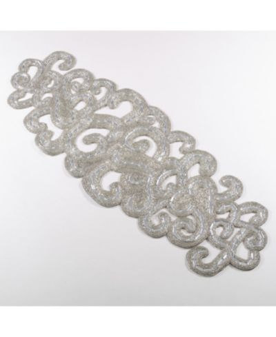 Скатерть Saro Lifestyle Rosalind Collection Beaded Design