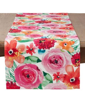 Дорожка Saro Lifestyle Santa Monica Floral Design Runner