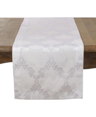 Saro Lifestyle роскошная дорожка на стол из дамаста, 15" x 90"