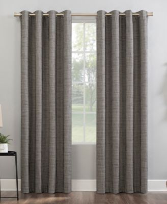 Sun Zero Kline Burlap Weave Thermal Extreme 100% Blackout штора с люверсами