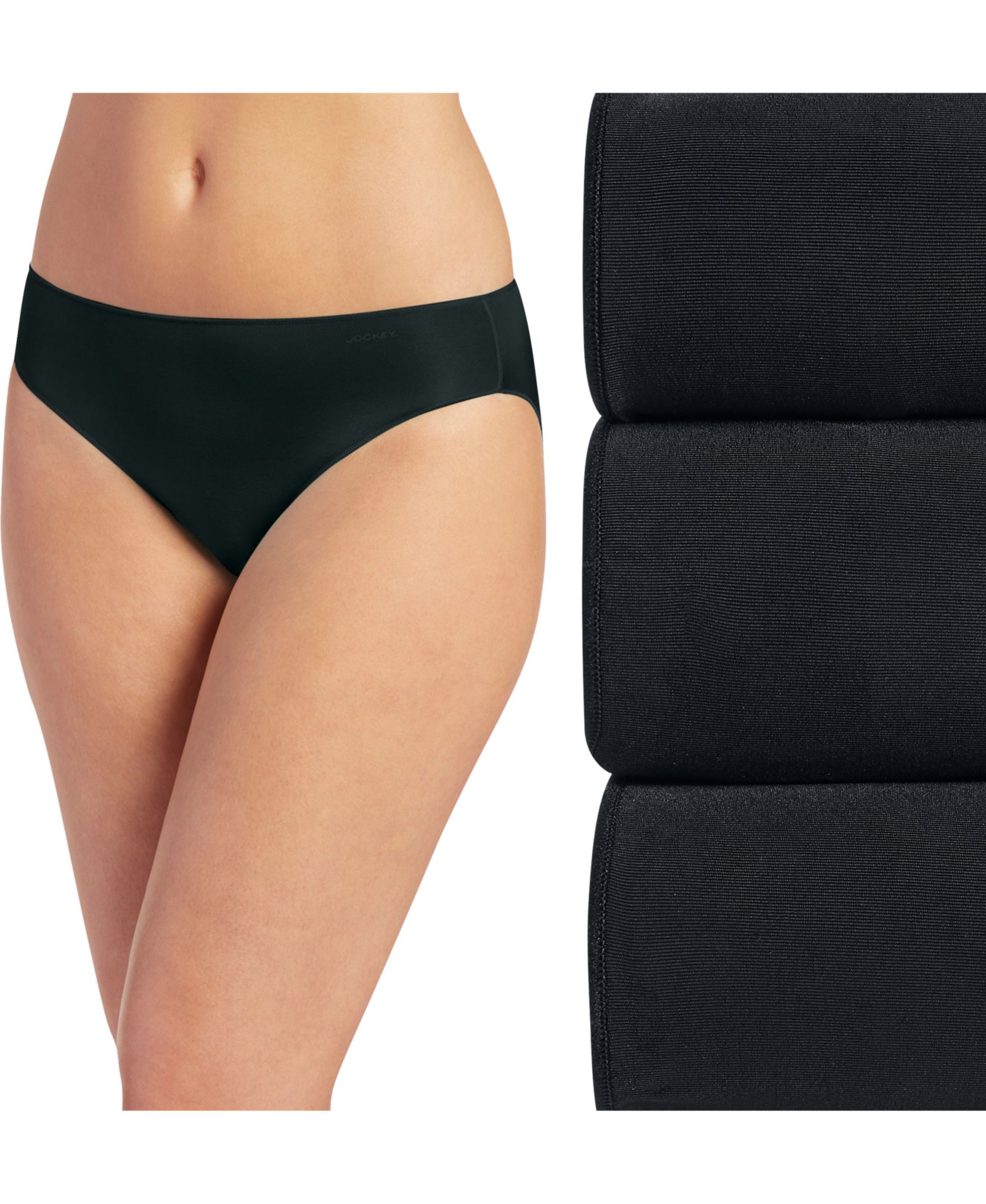 Jockey Women's 3-Pk. No Panty Line Promise® Bikini Underwear 1770