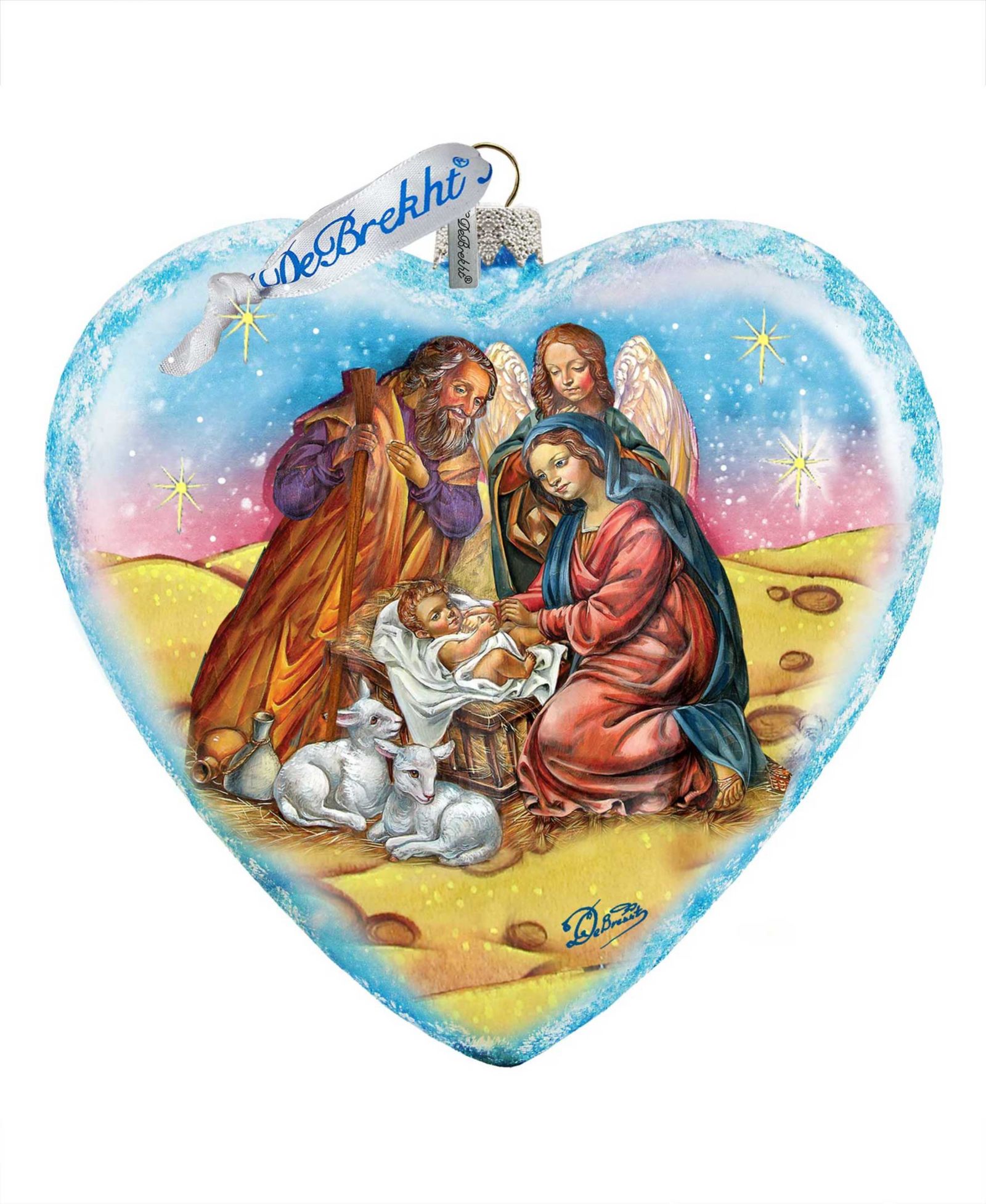 Стеклянное украшение G.DeBrekht Limited Edition Nativity