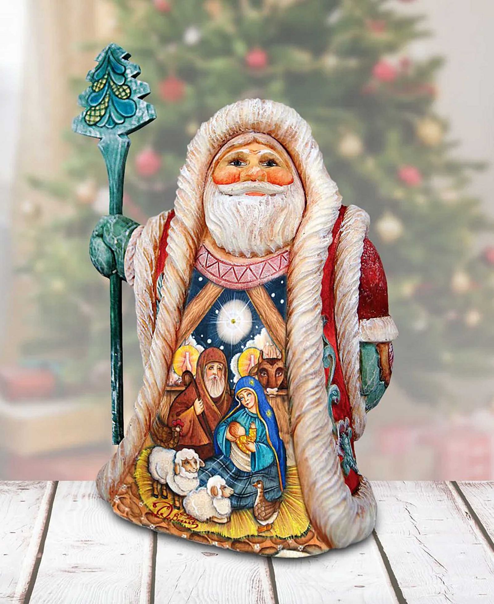 Скульптура G.DeBrekht Holy Sculpture Regal Santa