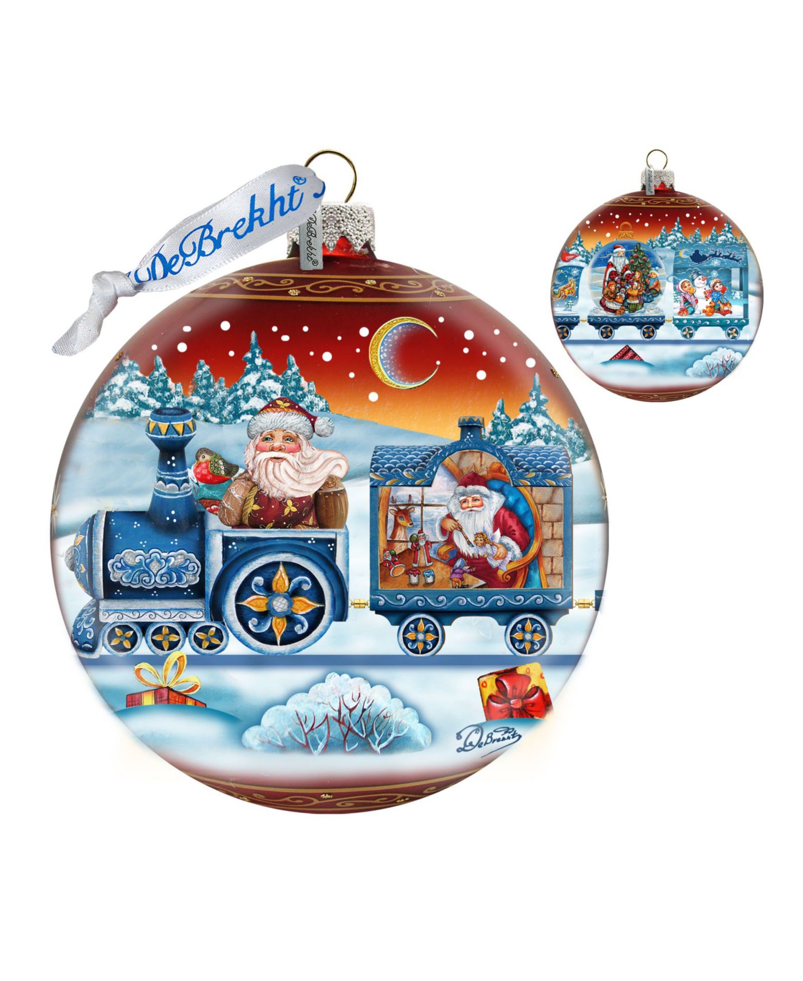 Декоративный шар G.DeBrekht Limited Edition Oversized Holiday Express Ball Red