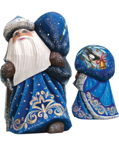 G.DeBrekht фигурка Санта-Клауса Midnight Yuletide Chorus, ручная роспись по дереву