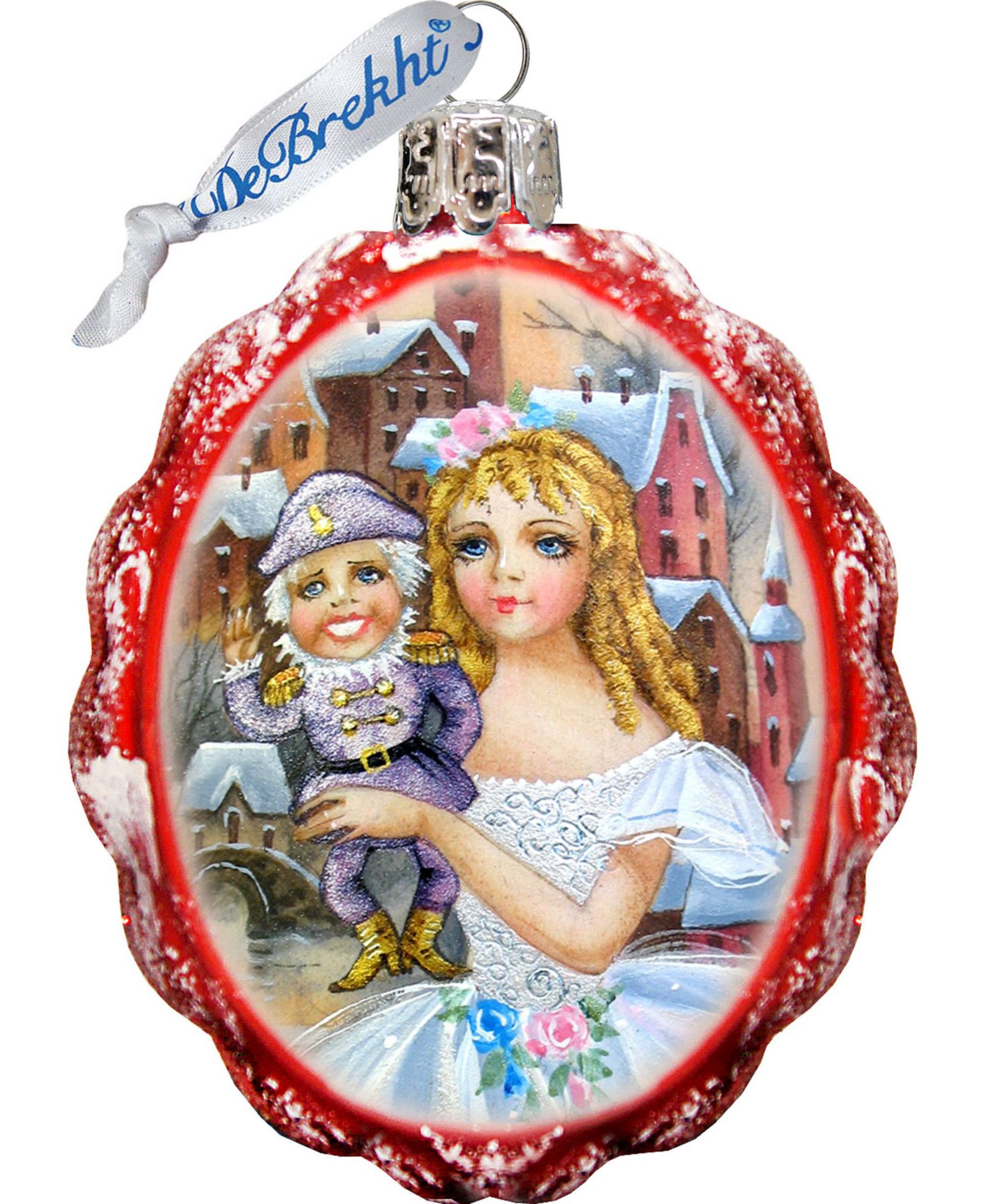 Стеклянное украшение G.DeBrekht Nutcracker Keepsake