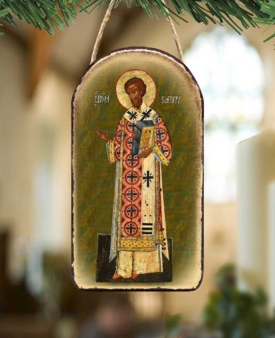 Декоративная икона G.DeBrekht Saint Chrysostom из дерева