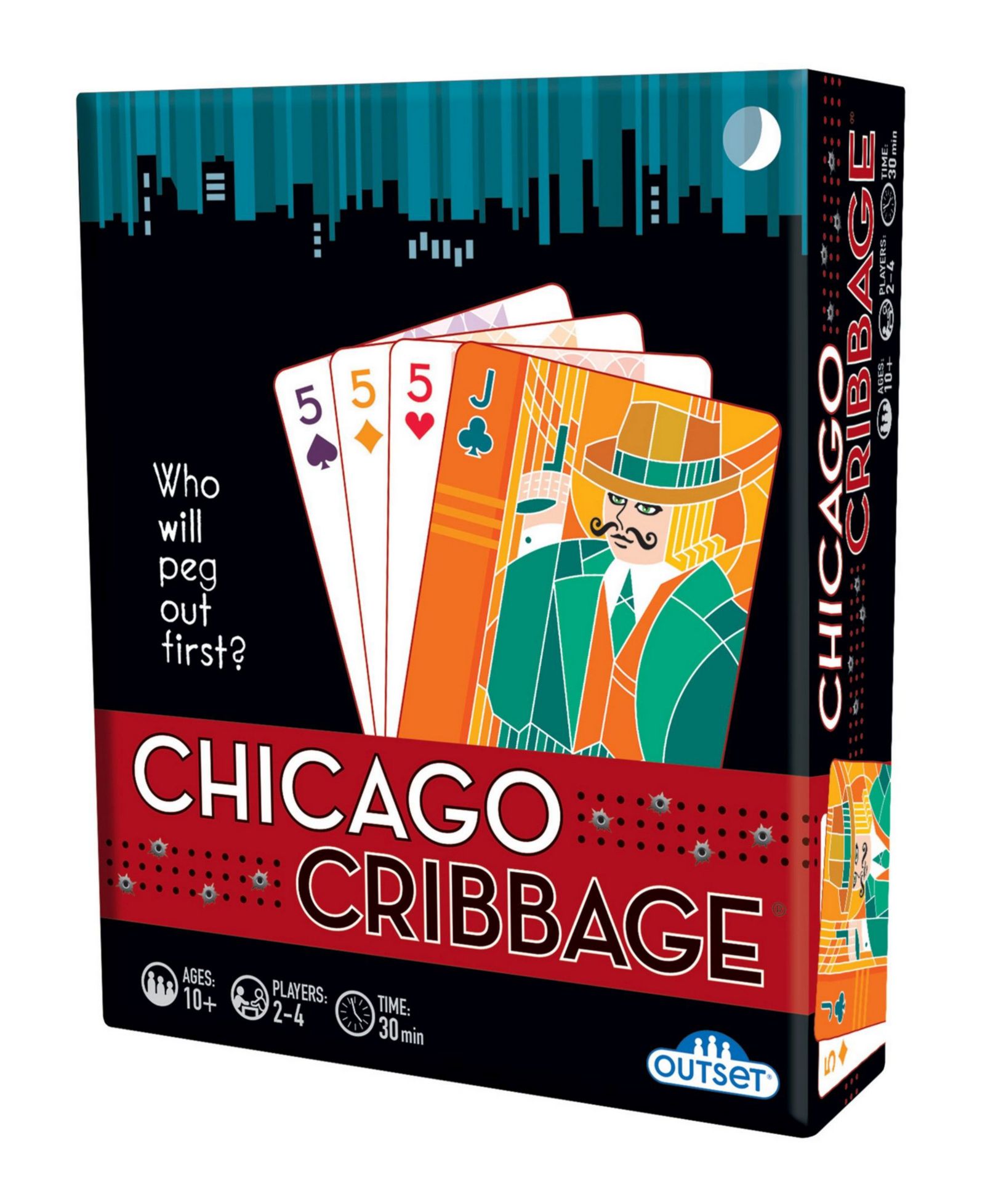 Настольная игра Outset Media Chicago Cribbage Game - Who Will Peg Out First