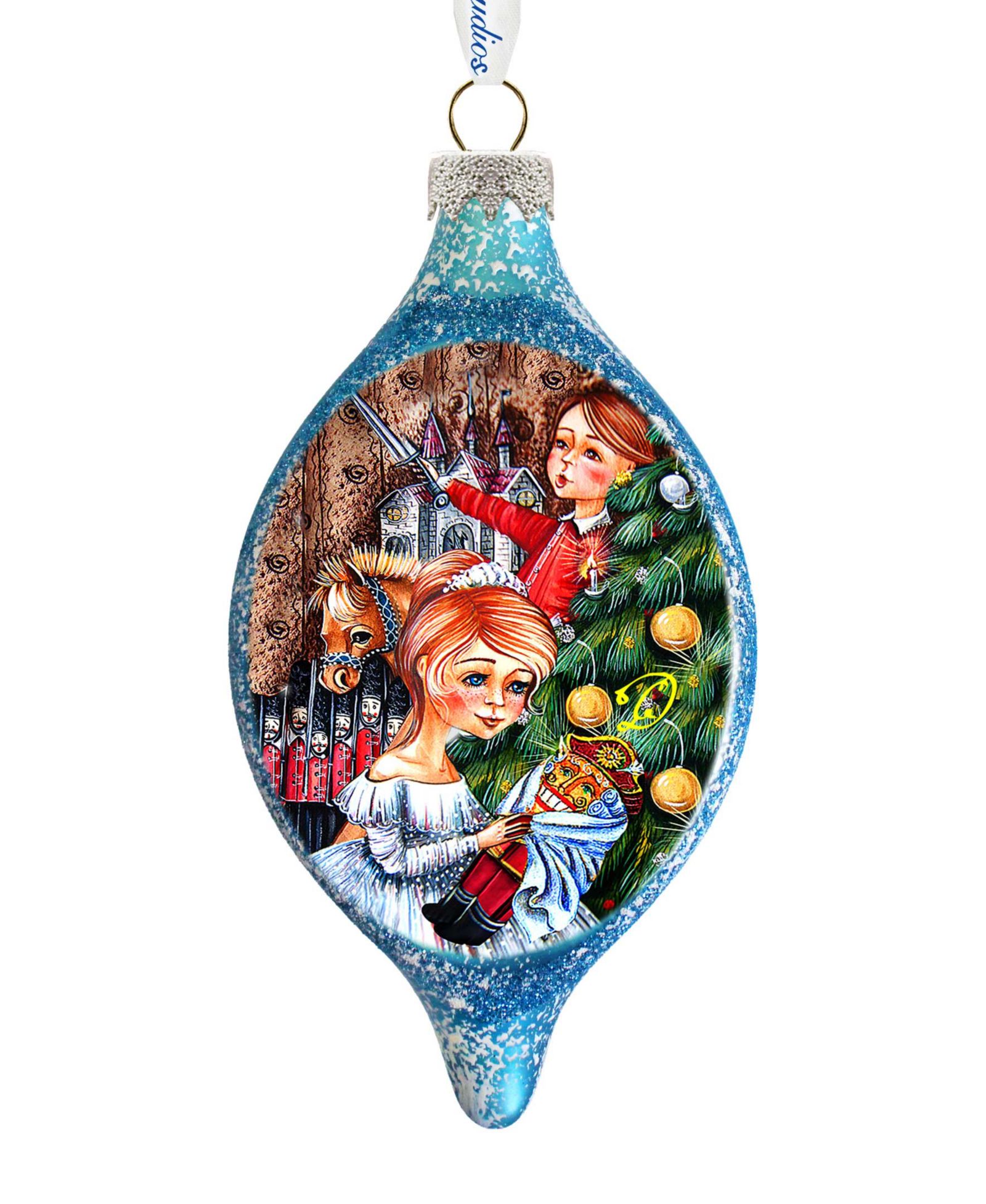 Стеклянное украшение G.DeBrekht Nutcracker
