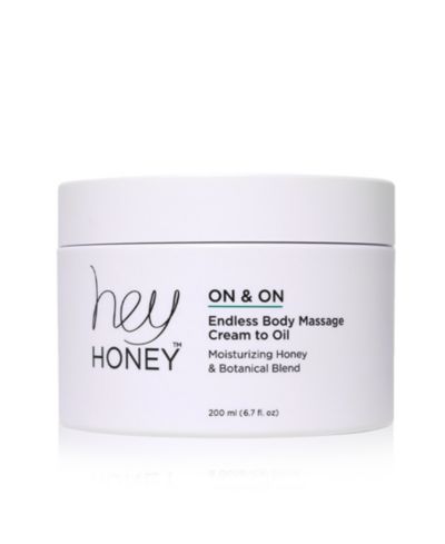 Hey Honey On and On Honey Cream to Oil Body Massage, 200 ml