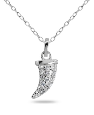 Подвеска Giani Bernini Cubic Zirconia Horn из стерлингового серебра