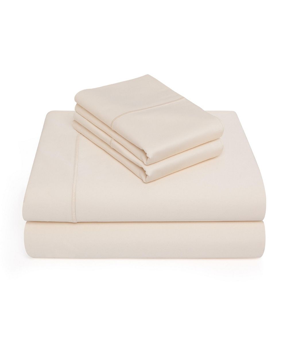 Комплект постельного белья CottonWorks 1000 Thread Count 100% Pima Cotton Sateen, 4-Pc., Queen