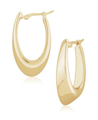 Серьги-визоры из желтого, белого или розового золота 14k