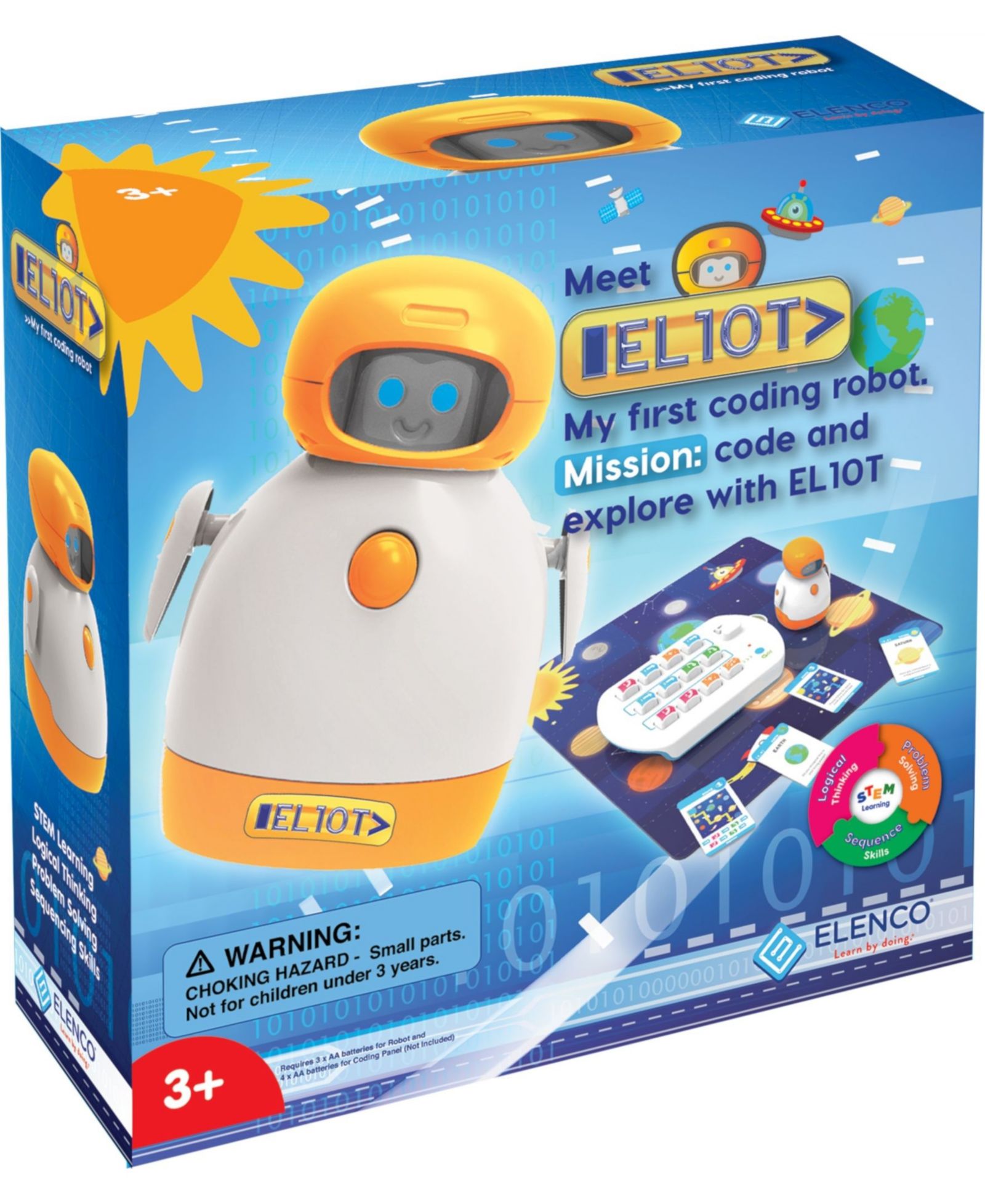 Робот-игрушка Elenco/Edu Toy El10T My First Coding Toy Robot
