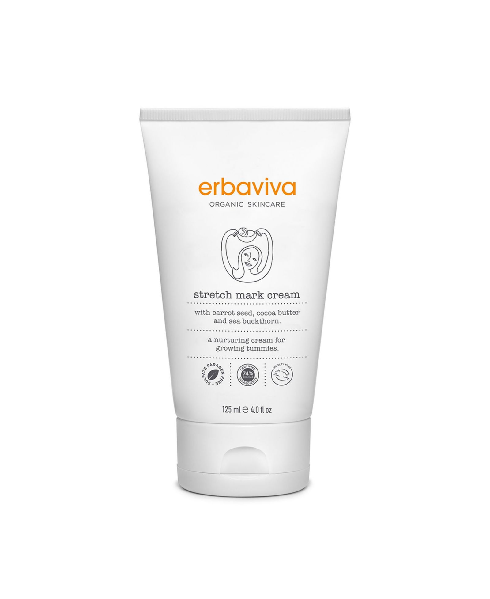 Erbaviva Stretch Mark Cream, 4 oz.