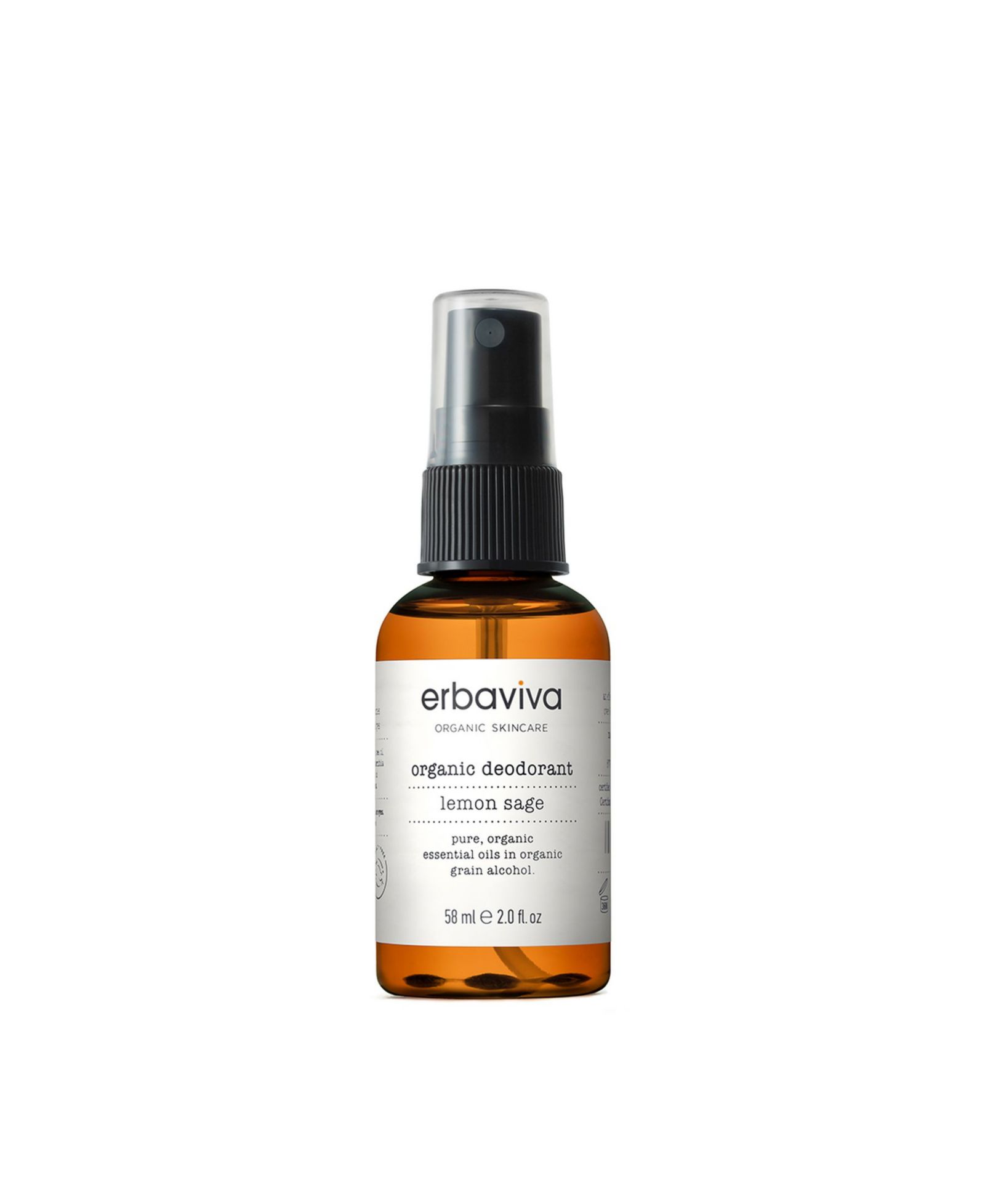Erbaviva Lemon Sage Deodorant, 2 oz.