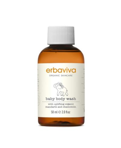 Детская очищающая пенка для тела Erbaviva Travel, 2 fl oz
