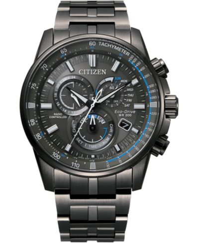 Citizen Мужские часы Eco-Drive PCAT Gray Stainless Steel 43mm