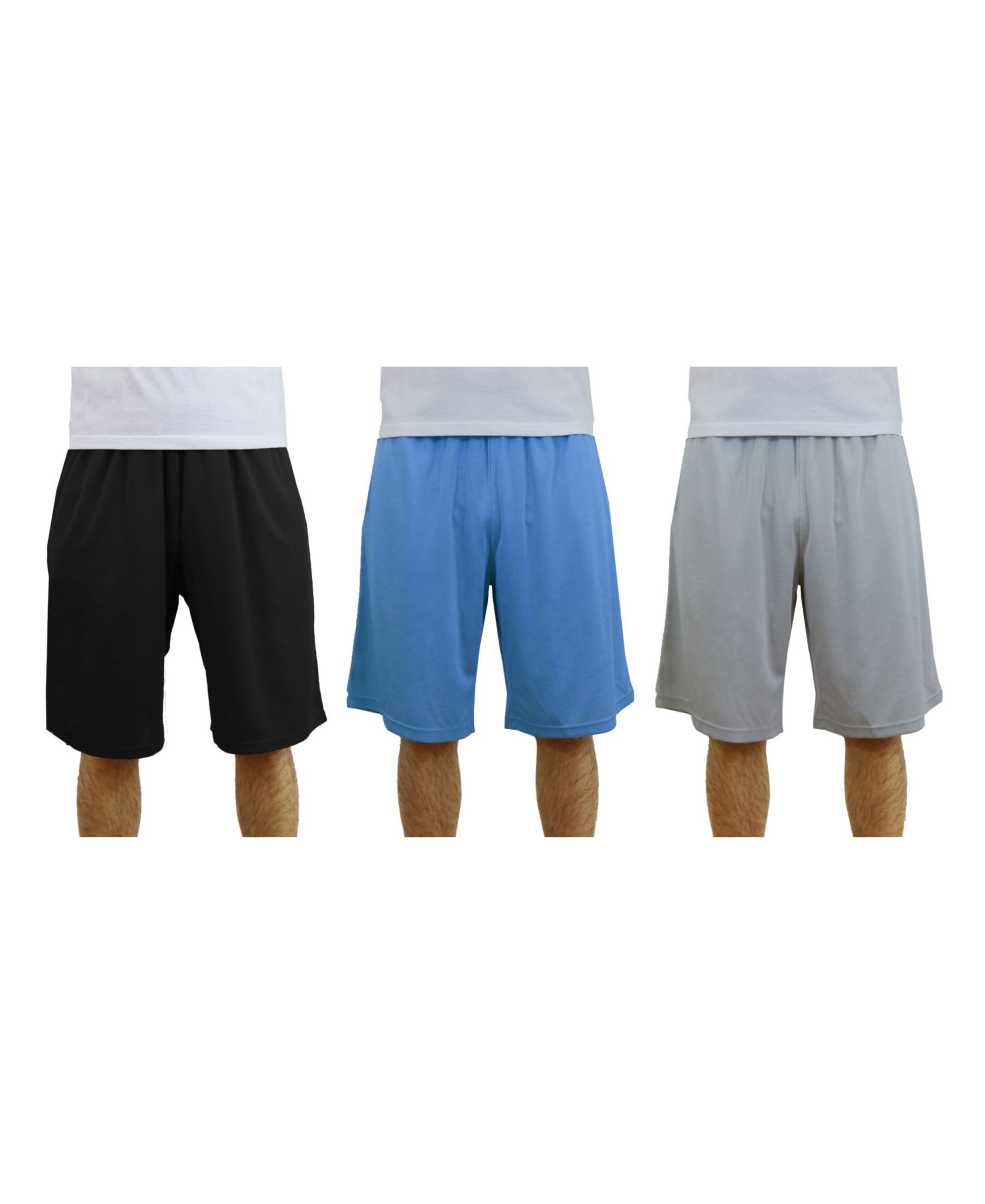 Мужские шорты Galaxy By Harvic 3-Pack moisture-wicking active mesh
