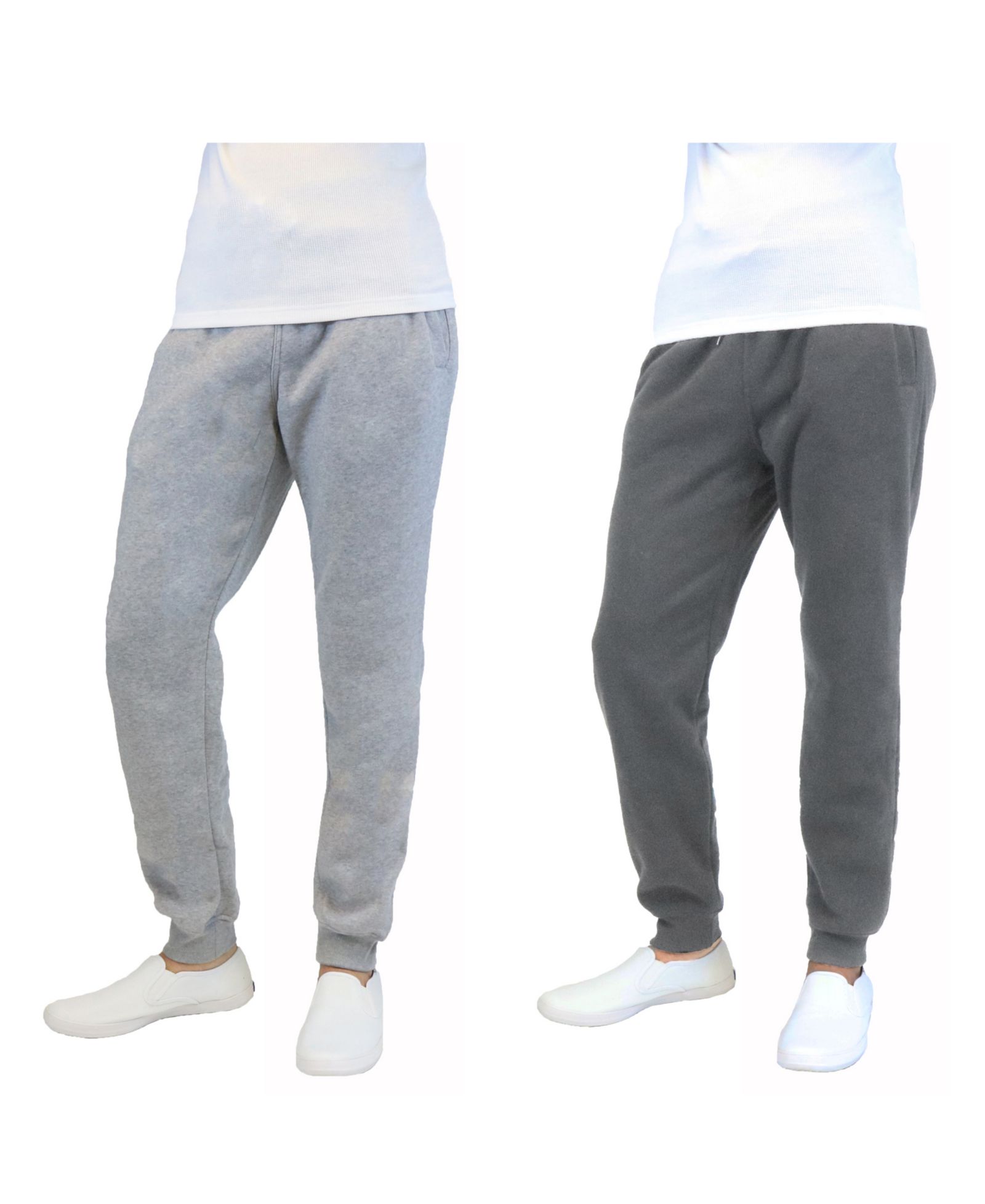 Galaxy By Harvic Мужские джоггеры Slim-Fit из флиса, упаковка 2 шт