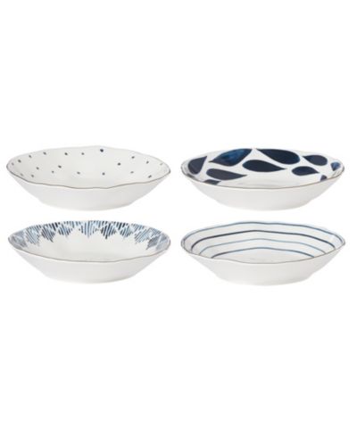 Lenox Blue Bay Assorted Pasta Bowls, Set of 4